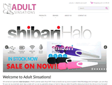 Tablet Screenshot of adultsinsations.com.au